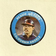 1984 REGGIE JACKSON Fun Foods Button Pin #16 MINT