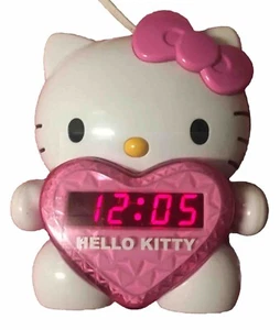 Hello Kitty Digital AM/FM Ceiling Projection Alarm Clock Radio KT2064 - Picture 1 of 9