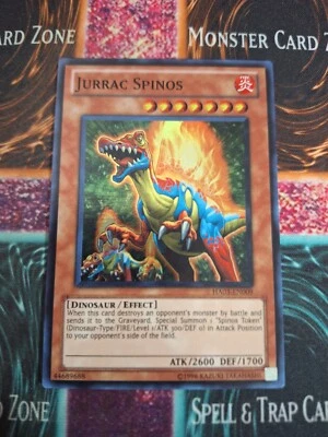 Yu-Gi-Oh! TCG Jurrac Spinos Hidden HA03-EN009 Super Rare Unlimited Near Mint - Image 1 of 4