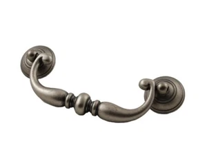 Residential Essentials 10217AP 4-1/8" Center to Center Drop Cabinet Pull - Picture 1 of 3