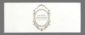 Carte publicitaire - Les Notes Gourmandes de Reminiscence recto verso - Picture 1 of 2