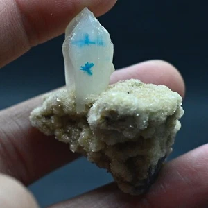 Rarity - Cavansite needles inside stilbite (non precious natural stone) # 4163 - Picture 1 of 7