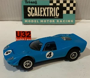 Slot Car Scx Triang scalextric C-15 Ford Mirage #4 Blau - Picture 1 of 6