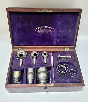 ancien coffret de fabrication d' hosties médicinales expéditif digne - énazymes  - Photo 1/4