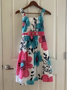 Rare Editions Girls Dress Floral Beautiful Size 16 Cotton Lined Comfy - Picture 1 of 11