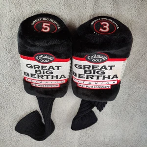 Callaway Great Big Bertha War Bird So;o Plate # 3 and 5 Fairway Headcover - Picture 1 of 5