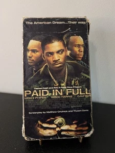 Paid in Full VHS 2004 Tested Cam’Ron Mehki Phifer Wood Harris - Picture 1 of 6
