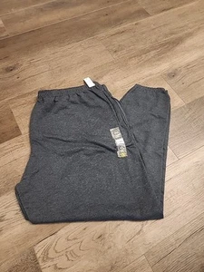 Athletic Works Sweat Pants Mens Sz 4XL Fleece Moisture Wicking Odor Control Gray - Picture 1 of 2