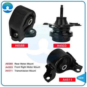 Kit de montaje de motor de 2 piezas y transmisión de 1 pieza para Honda Civic FM020 2003-2005 - Imagen 1 de 12