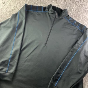 Nike Golfjacke Herren 4XL schwarz blau Half Zip Pullover Dri-Fit Performance - Bild 1 von 7