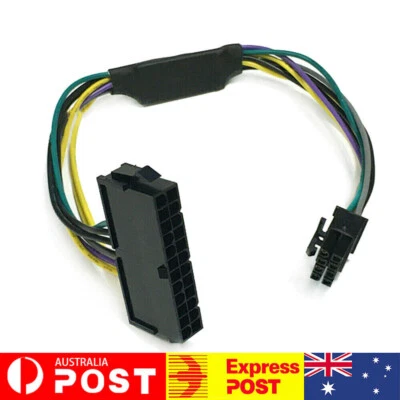 ATX 24Pin To 8Pin 18AWG  Power Cable Adapter For DELL Optiplex 3020 7020 9020 - image 1 of 4