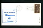 US Postal History Airmail Jet Age Flight 1967 Evansville IN to Corpus Christi TX