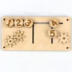 Wooden Busy Board Accessories Sensory Toys for Preschool Girls Children