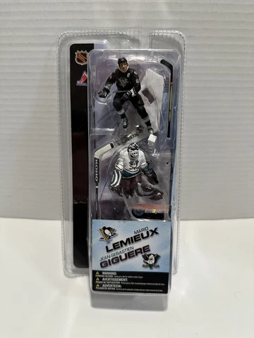 Mario Lemieux Pittsburgh Penguins Giguere Anaheim Ducks Mini McFarlane Figures! Cover