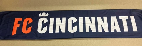 FC Cincinnati 2021 Season Ticket Holder Scarf TQL Stadium Inaugural Season Cover