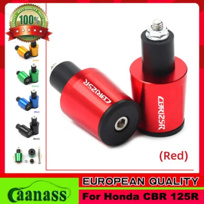 For Honda CBR 125R CBR125R Motorcycle Handlebar Grips Handle Bar Cap End Plugs - Image 1 of 4