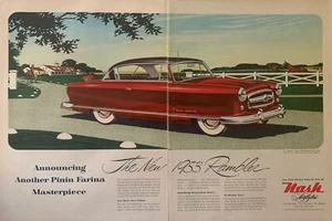 1953 vintage Nash motors print ad. Announcing Another Pinin Farina Masterpiece - Picture 1 of 1