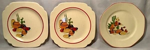 Lot of 3 Vintage Homer Laughlin Mexicana Hacienda Bread/Dessert Plates 6.25" USA - Picture 1 of 4