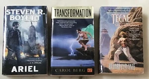 3 Fantasy paperback books - Ariel, Tegne Soul Warrior, Transformation - Imagen 1 de 3