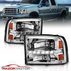 1999-2004 Chrome Headlight for Ford F250/F350 Superduty Excursion [LED DRL] Ford Excursion
