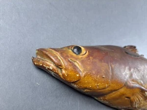 Life Like Fish Firmado Megan Morrissey Raro Hecho a Mano Único Estudio Arte Reparado - Imagen 1 de 24