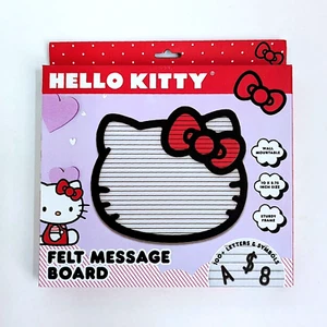 Hello Kitty Felt Message Board Red W/ 145 Letters & Symbols Customize Messages - Picture 1 of 3