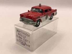 MATCHBOX MB858 BUICK CENTURY POLICE 1956 (5-PACK FIRE) -RED 3inch- GOOD - 363 - Picture 1 of 6