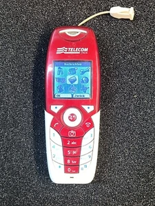 aladino mms2; Telecom italia; seltenes rotes DECT-Telefon; raro telefono DECT - Bild 1 von 6
