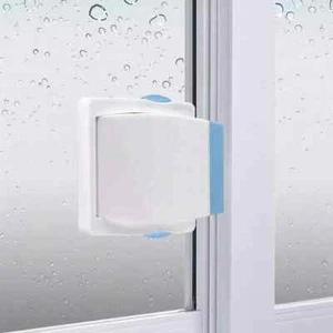 Sliding Glass Door Child Lock OKEFAN 4 Pack Baby Safety Slide Window Locks Blue - Picture 1 of 9