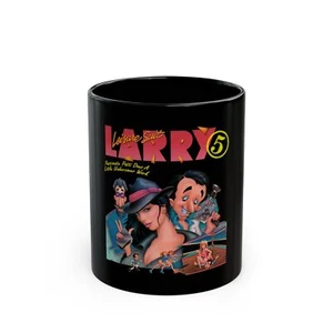 Leisure Suit Larry leidenschaftliche Patti Undercover Arbeit schwarz Kaffeebecher 11 Unzen, 15 Unzen - Bild 1 von 9