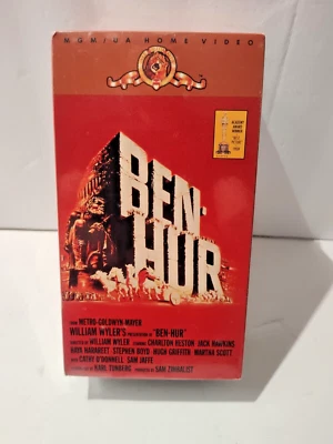 Ben-Hur vhs 1995 sealed with watermarks ready to be graded - Image 1 of 4