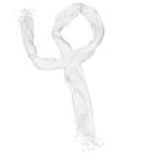Tie Dying Fabric Material White Scarves Pure Scarf Graffiti