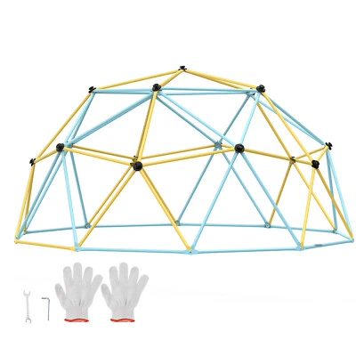 VEVOR Arrampicatoio a Cupola Geometrica da Giardino 366 cm per Bambini - Immagine 1 di 4