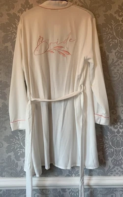 BRIDE BATHROBE HONEYMOON HEN DO SIZE 12 BNWT - image 1 of 4