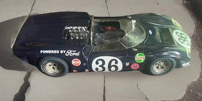 Coche de carreras clásico concepto personalizado Hot Rod promoción deportiva GT carrusel azul 1 18 Gmp Foto 1 de 4