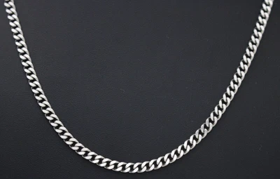 Collar de cadena de eslabones cubanos platino 850 4,5 mm 20" - 40,4 gramos Foto 1 de 4