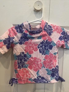Toddler Lily & Dan Short Sleeve Swim Shirt Size 3T - Picture 1 of 3