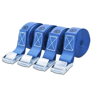 Tie Down Straps - UV Resistant Cargo Car Roof Rack Straps, 13ft 4m x 1in 25mm... - Picture 1 of 3