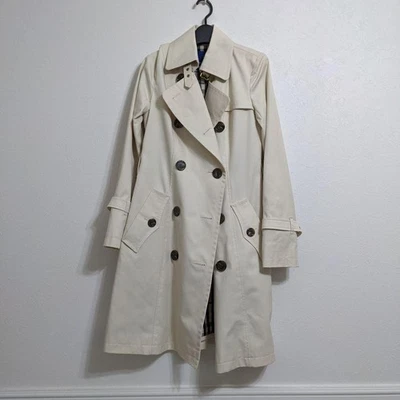 Burberry Blue Label Trench Coat S-M Wool Blend Good Condition - Image 1 of 4