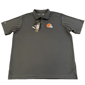 Neu mit Etikett Antigua Cleveland Browns kurzärmliges Tribute Polo Größe Herren XL - Bild 1 von 8