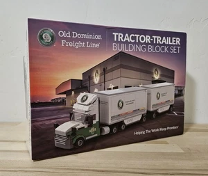 Old Dominion Freight Line 2025 Pup Truck and Trailer Tractor Building Block Set - Picture 1 of 5