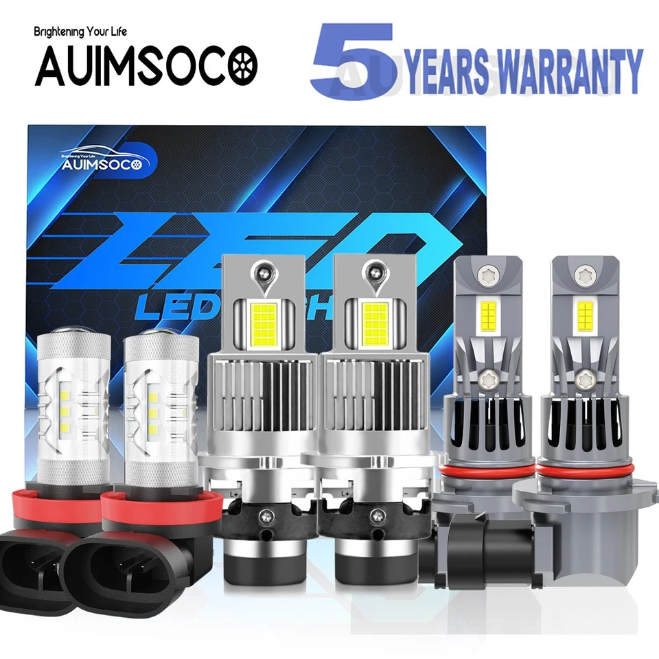 For Acura RDX Sport Utility 2007-2018 LED Headlight+Fog Light Bulbs Super Bright - Изображение 1 из 4