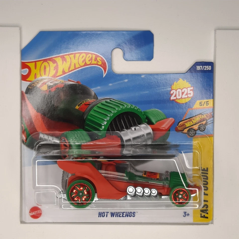 Hot Wheels Mattel 2025 Hot Wheengs 197/250 HW Fast Foodie 5/5 - Immagine 1 di 1