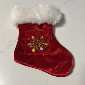 Build A Bear Christmas Stocking Holiday Red Decor - Picture 1 of 8