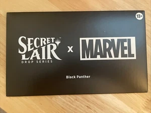 MTG Secret Lair x Marvel’s Black Panther NON-FOIL EDITION Sealed, In Hand! - Picture 1 of 2