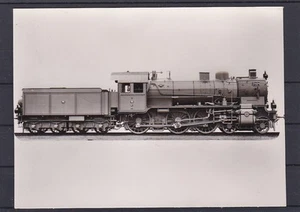 Eisenbahn Motivkarte Dampflokomotive 2404 Preussische Staatsahnen  - Bild 1 von 2