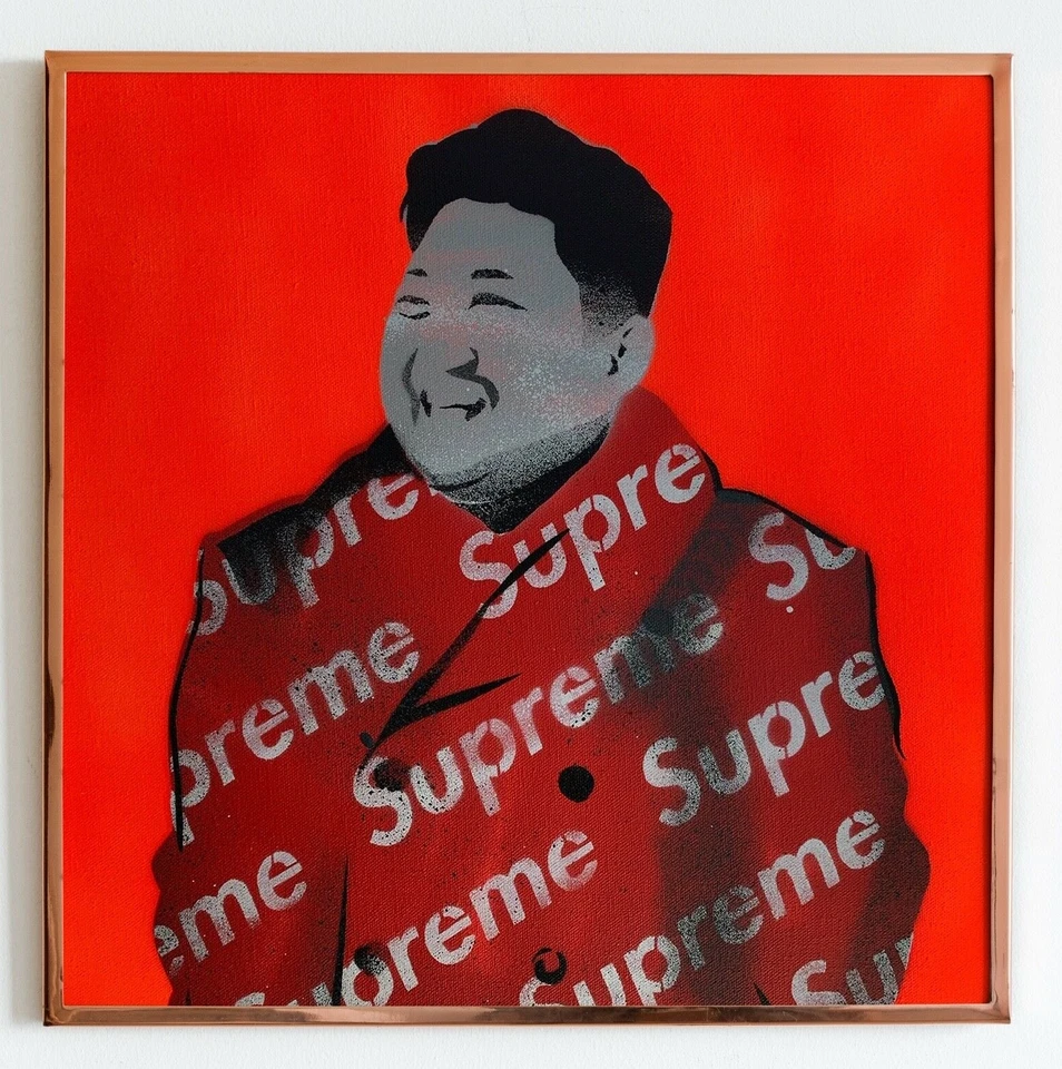 Líder Supremo - Petestreet original - Banksy Faile obey Supreme Foto 1 de 4