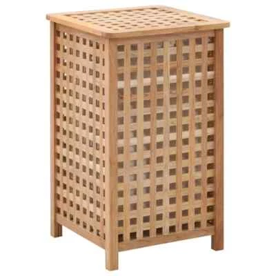Wäschetruhe Wäschekorb Wäschesammler Wäschebox Massivholz Walnussholz vidaXL - Bild 1 von 3
