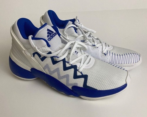adidas D.O.N. Scarpe da ginnastica uomo blu e bianche numero 2 X Crayola basket taglia 12 5