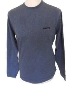 Camiseta Top Hombre Manga Larga Cuello Redondo Algodón Azul Tallas: M - XXL Sonneti Thang - Imagen 1 de 6